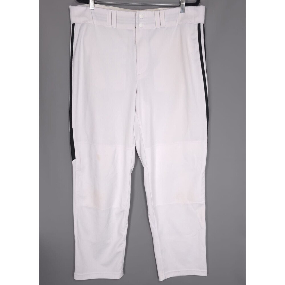 Adidas Men’s Size XL Baseball Pants Diamond King White Climalite 40x31